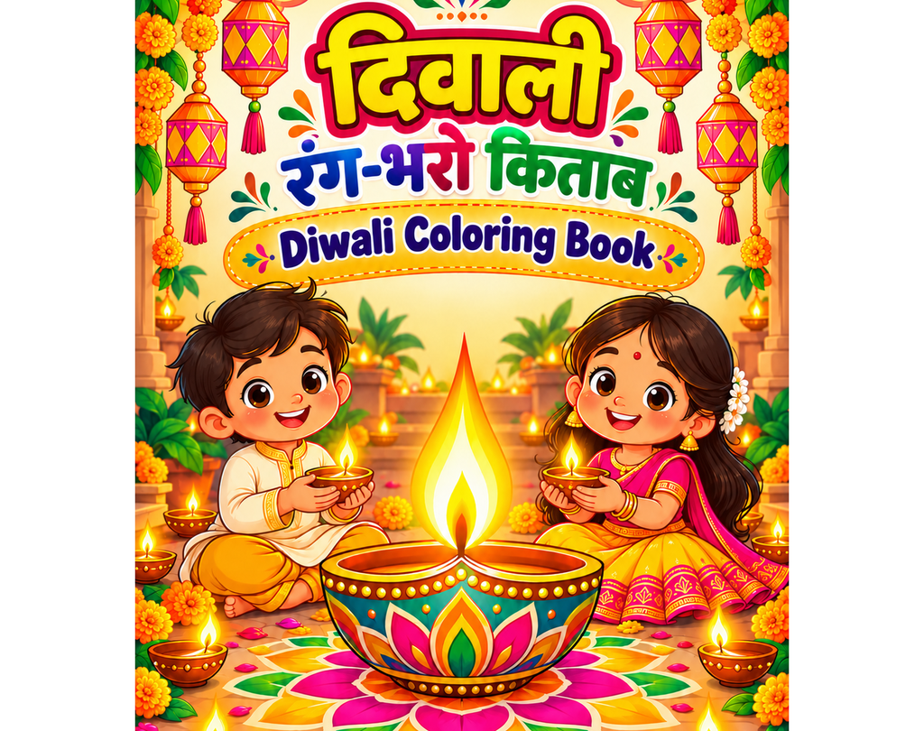 Diwali Coloring Book For Kids